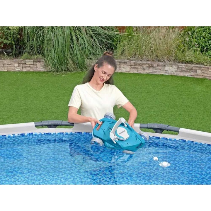 Bestway AquaTronix G200 akkukäyttöinen allasrobotti, 20 W, 3,5 l, 50 m²