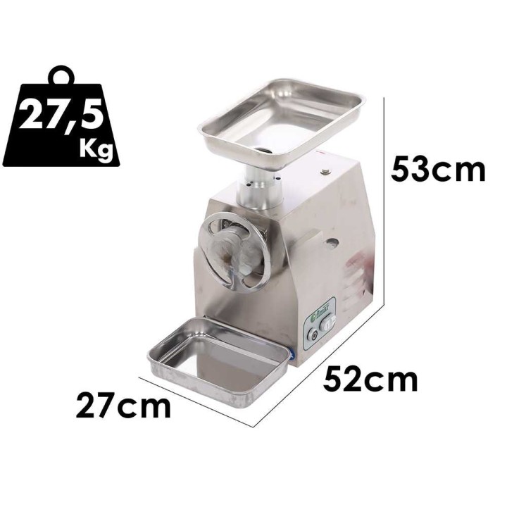 Fimar 22RS sähköinen lihamylly, 1,5 HP, 400 V, alumiininen jauhatusyksikkö