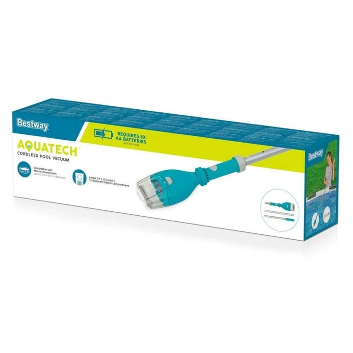 Bestway Aquatech 58770 akkukäyttöinen allasimuri, 0,9 l, 3,05 m