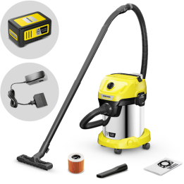 Karcher WD 3 18 S V 17 20 märkä kuivaimuri 18 V 17 l