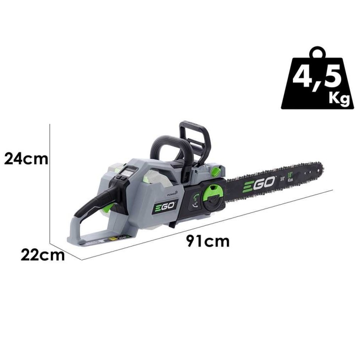 EGO CS1810E akkumoottorisaha, 45 cm, 56 V, ilman akkua ja laturia