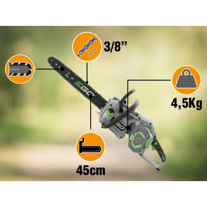 EGO CS1810E akkumoottorisaha, 45 cm, 56 V, ilman akkua ja laturia
