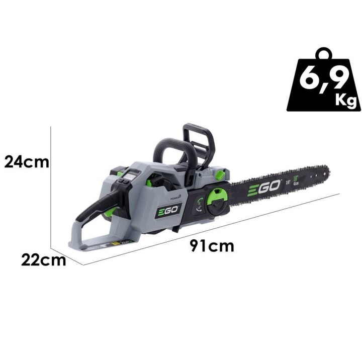 EGO CS1814E akkumoottorisaha, 56 V, 5 Ah, 45 cm