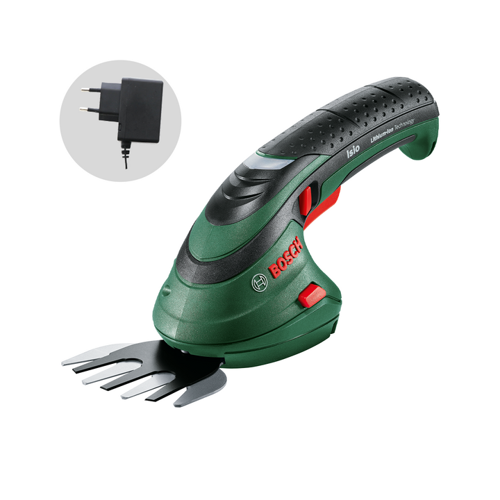 Bosch Isio akkukäyttöiset puutarhasakset 3 6 V 1 5 Ah 12 cm