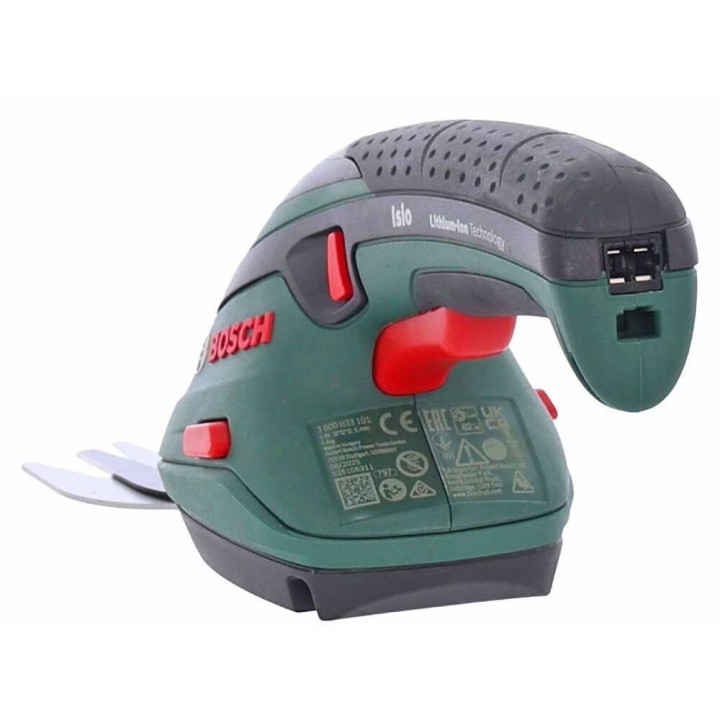 Bosch Isio akkukäyttöiset puutarhasakset, 3,6 V, 1,5 Ah, 12 cm