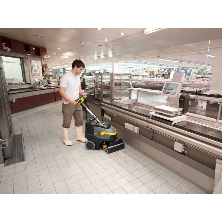 Kärcher BR 35/12 C Bp Pack akkukäyttöinen lattianpesukone, 500 W, 25,2 V