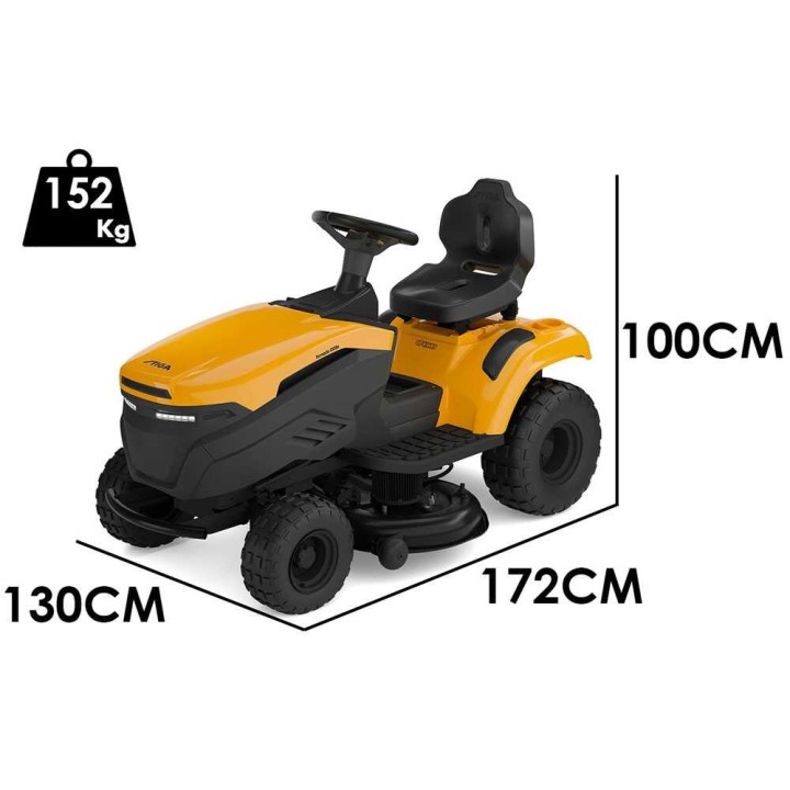 Stiga Tornado 5108e akkukäyttöinen ajoleikkuri, 108 cm, 2 × 56 V / 40 Ah