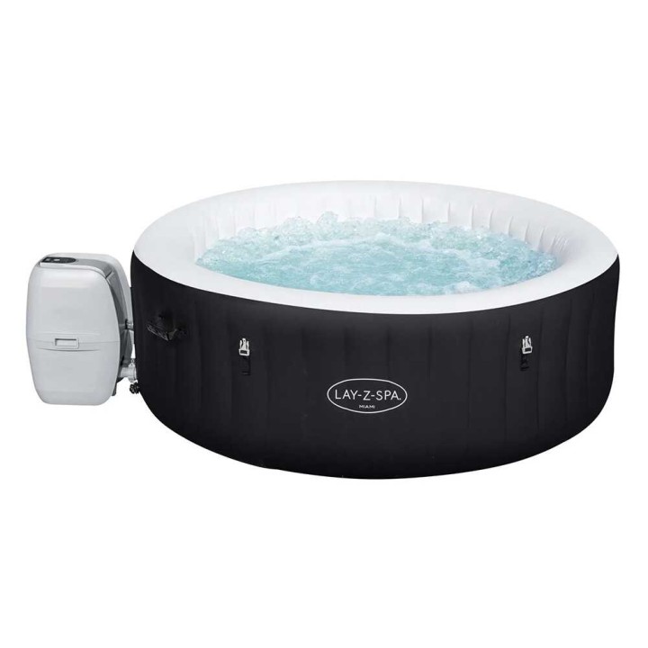 Bestway Lay-Z-Spa Miami AirJet 60001 poreallas, 180 × 180 × 66 cm, 3–4 henkilölle