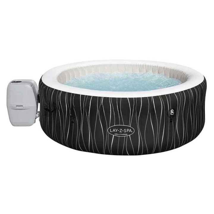 Bestway Lay-Z-Spa Hollywood 60059 ulkoporeallas, 196 × 196 × 66 cm, 140 AirJet-suutinta