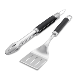 Weber 6763 Precision grillivälinesarja pihdit ja lasta ruostumaton teräs