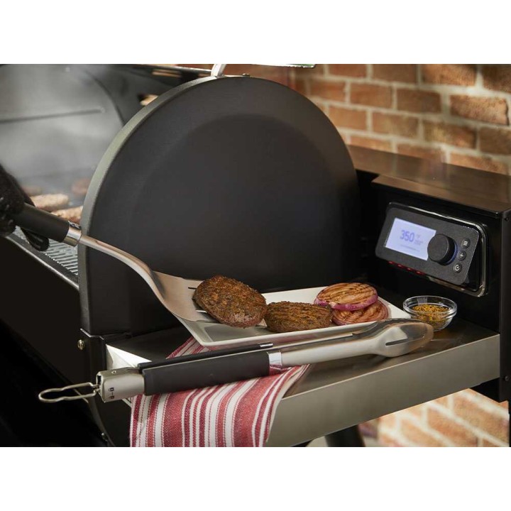 Weber 6763 Precision -grillivälinesarja, pihdit ja lasta, ruostumaton teräs