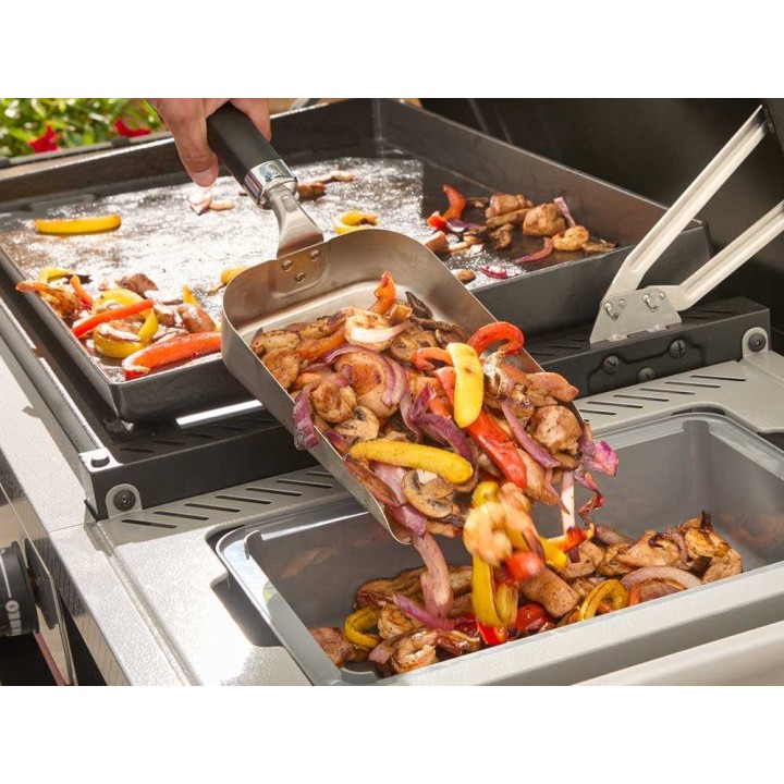 Weber 3400423 grillilevyn lasta, ruostumaton teräs