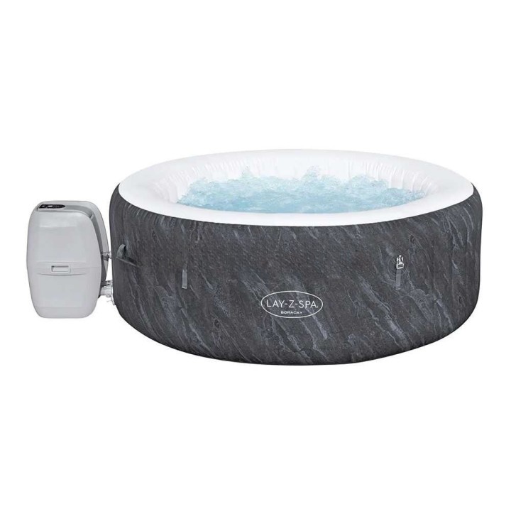 Bestway Lay-Z-Spa Boracay AirJet 60175 -kylpyallas, 180 × 180 × 66 cm, 120 AirJet-suutinta