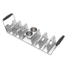 Weber Taco Rack 3400073 tacos teline 6 tacolle ruostumaton teräs