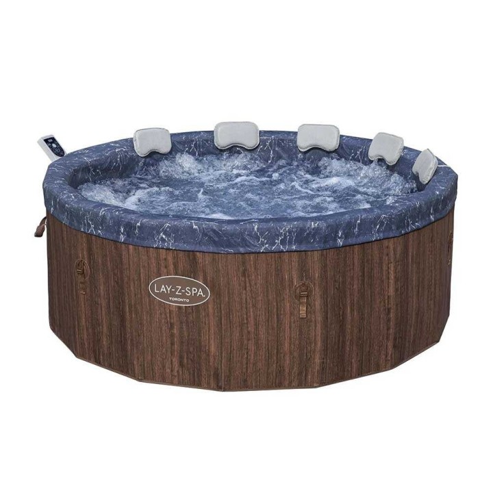 Bestway Lay-Z-Spa Toronto AirJet 6001W -poreallas, 190 × 190 × 70 cm, 5–6 henkilölle