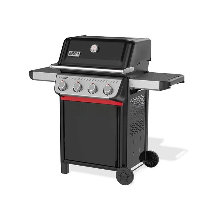 Weber Spirit E-415 kaasugrilli, 4 poltinta, 8,21 kW, taittuvat sivutasot