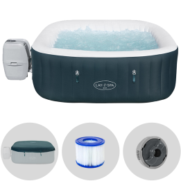 Bestway Lay Z Spa Ibiza AirJet 6002U poreallas 180 180 66 cm 4 6 henkilölle