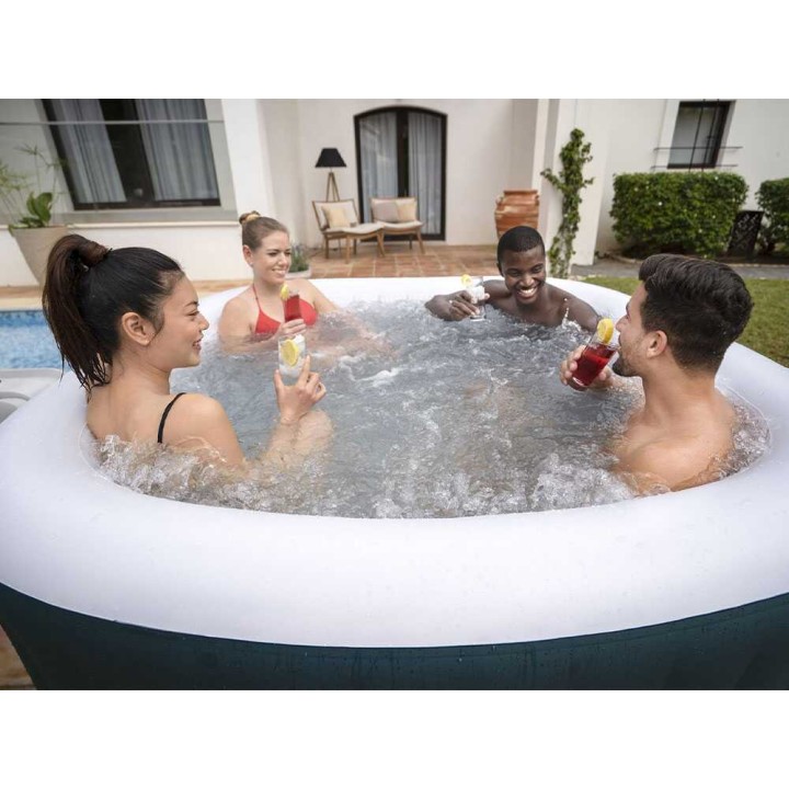 Bestway Lay-Z-Spa Ibiza AirJet 6002U -poreallas, 180 × 180 × 66 cm, 4–6 henkilölle