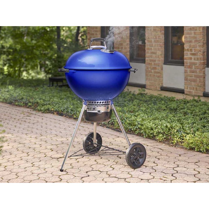 Weber Master Touch GBS C-5755 Ocean Blue hiiligrilli, 57 cm, 9–11 ruokailijalle