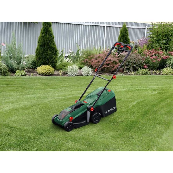 Bosch Rotak18V-34 akkuruohonleikkuri, 34 cm, 18 V, ilman akkua ja laturia