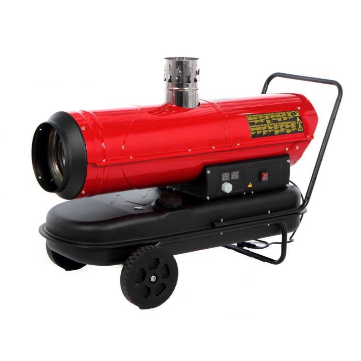 GeoTech IDH 3000 dieselkäyttöinen lämminilmakehitin, 30 kW, epäsuora lämmitys