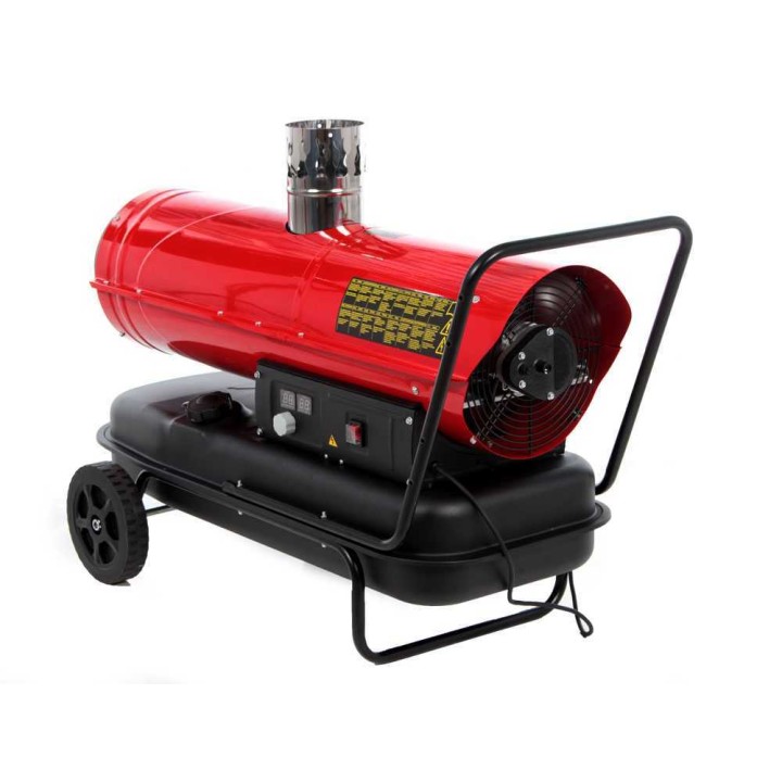 GeoTech IDH 3000 dieselkäyttöinen lämminilmakehitin, 30 kW, epäsuora lämmitys