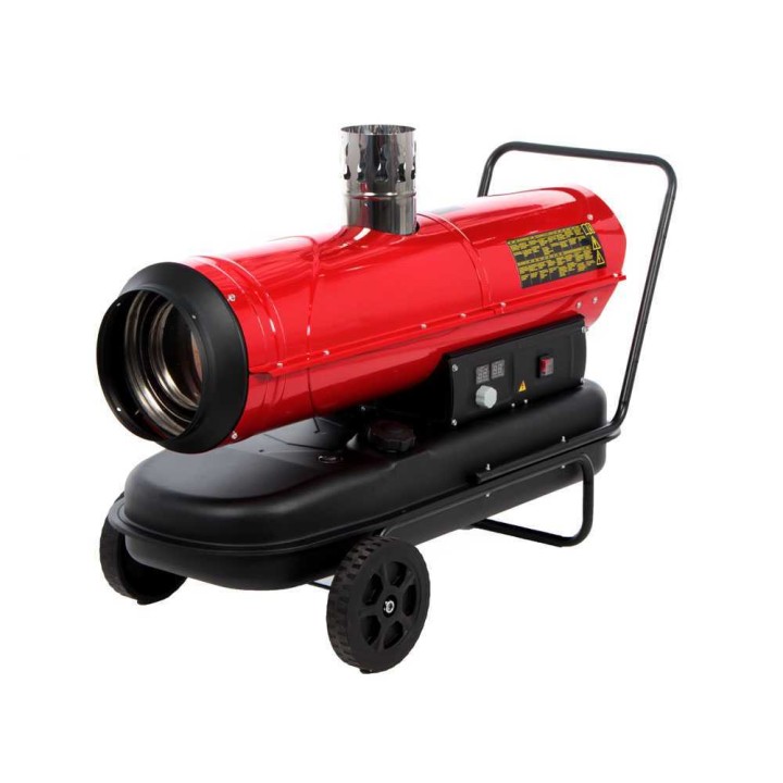 GeoTech IDH 3000 dieselkäyttöinen lämminilmakehitin, 30 kW, epäsuora lämmitys