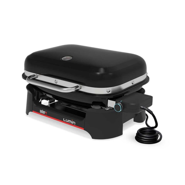 Weber Lumin Black 1502045 sähkögrilli, 2 200 W, 230 V, 49 × 33 cm