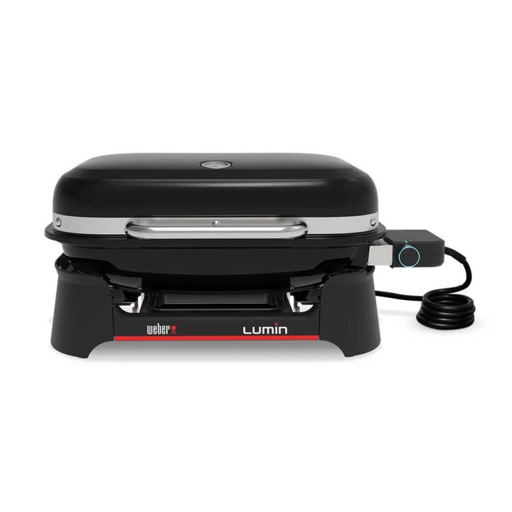 Weber Lumin Black 1502045 sähkögrilli, 2 200 W, 230 V, 49 × 33 cm
