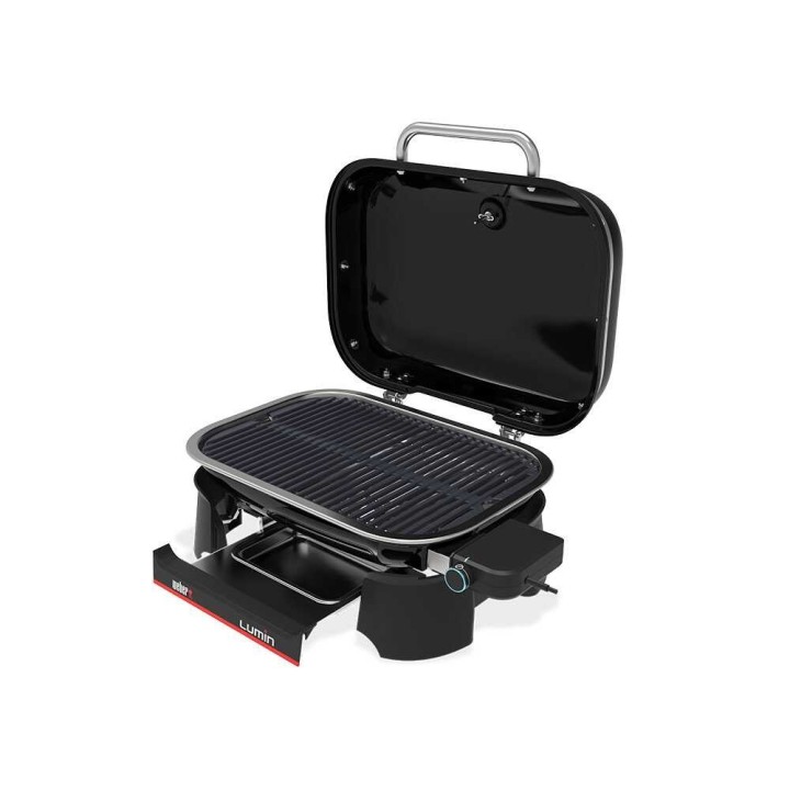 Weber Lumin Black 1502045 sähkögrilli, 2 200 W, 230 V, 49 × 33 cm