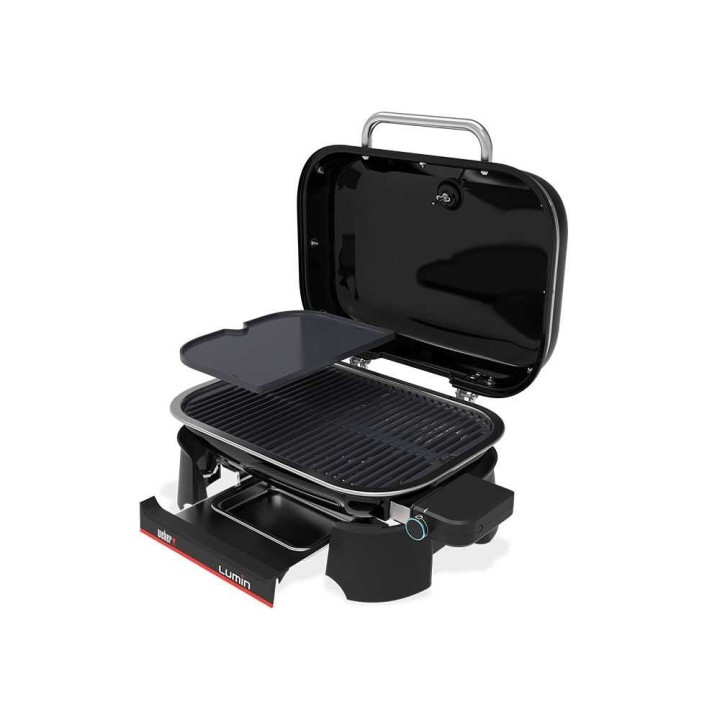 Weber Lumin Black 1502045 sähkögrilli, 2 200 W, 230 V, 49 × 33 cm