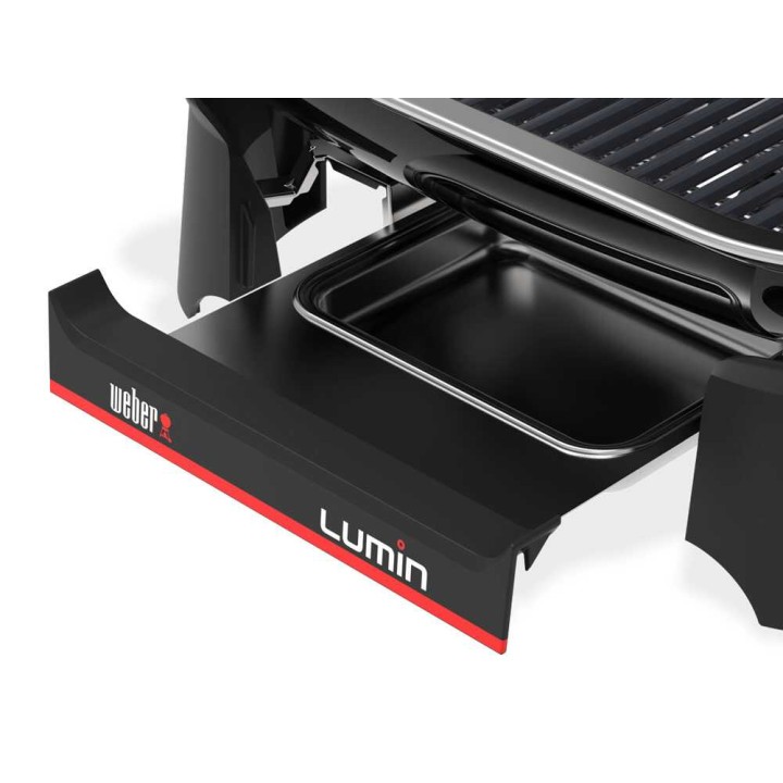 Weber Lumin Black 1502045 sähkögrilli, 2 200 W, 230 V, 49 × 33 cm