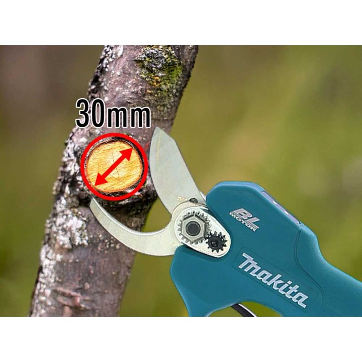 Makita DUP181Z akkukäyttöiset oksasakset, 18 V, 30 mm, ilman akkua ja laturia