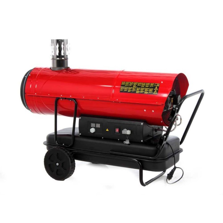 GeoTech IDH 8000 dieselkäyttöinen lämminilmakehitin, 80 kW, epäsuora lämmitys