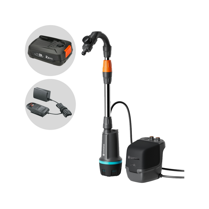 Gardena 2400 Comfort Automatic 18V P4A uppopumppu 2 400 l h 18 V 2 5 Ah