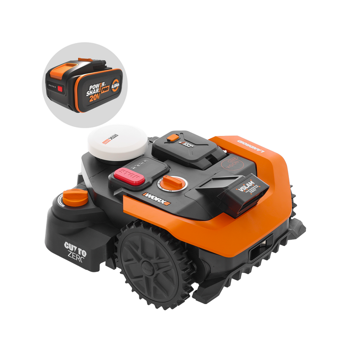 Worx Landroid Vision Cloud WR308E robottiruohonleikkuri 800 m 20 V ilman rajakaapelia