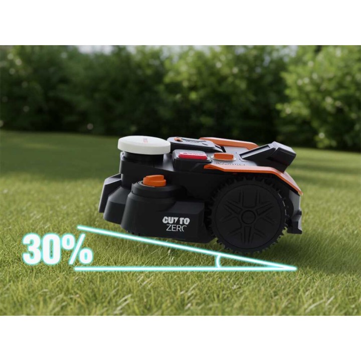 Worx Landroid Vision Cloud WR308E robottiruohonleikkuri, 800 m², 20 V, ilman rajakaapelia