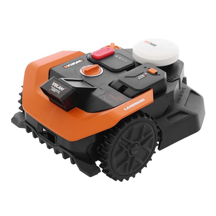 Worx Landroid Vision Cloud WR308E robottiruohonleikkuri, 800 m², 20 V, ilman rajakaapelia