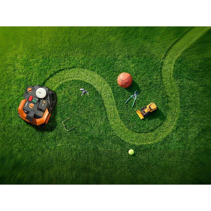 Worx Landroid Vision Cloud WR308E robottiruohonleikkuri, 800 m², 20 V, ilman rajakaapelia