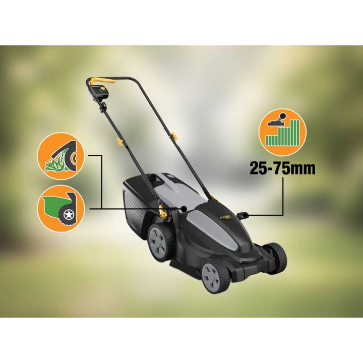 Alpina AL1 34 E sähköruohonleikkuri, 1 200 W, 34 cm