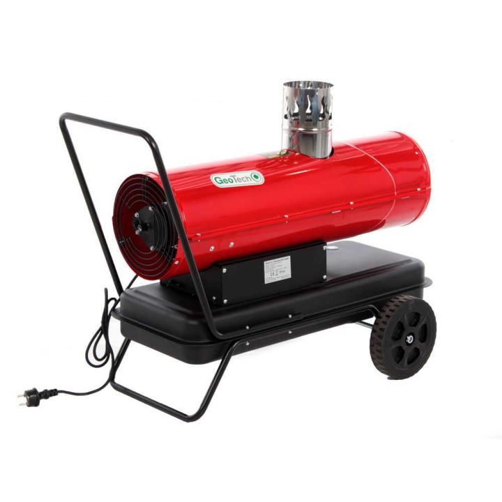 GeoTech IDH 2000 dieselkäyttöinen lämminilmageneraattori, 20 kW, epäsuora lämmitys