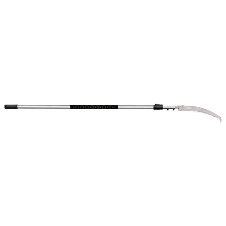 Vesco CA39 teleskooppioksasaha, 39 cm:n kaareva terä, alumiinivarsi 150–300 cm