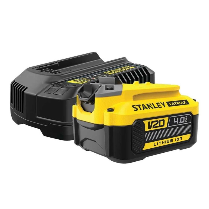 STANLEY SFMCB14M1-QW FATMAX V20 -akkusarja, 18 V, 4 Ah, pikalaturi