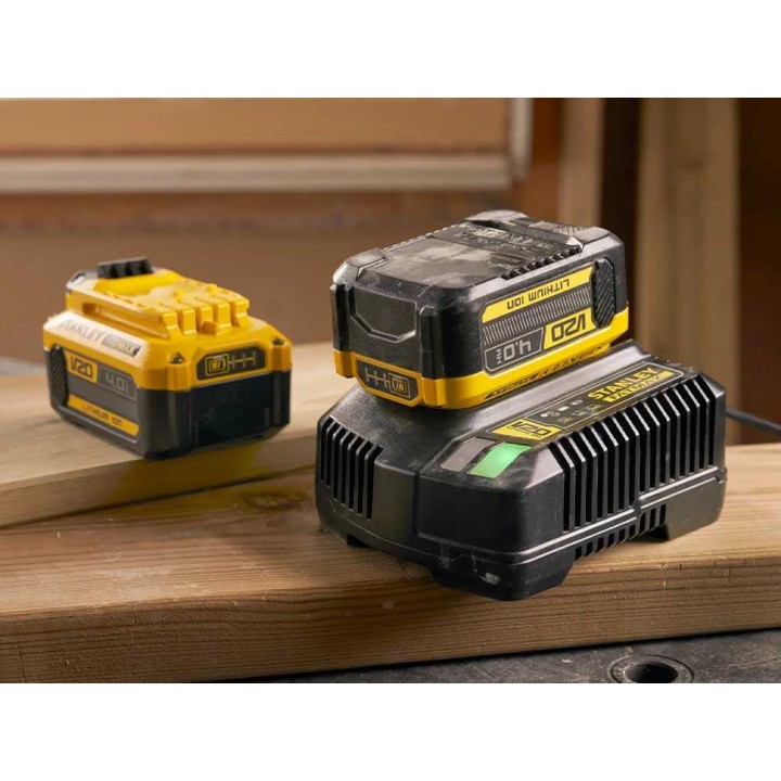 STANLEY SFMCB14M1-QW FATMAX V20 -akkusarja, 18 V, 4 Ah, pikalaturi