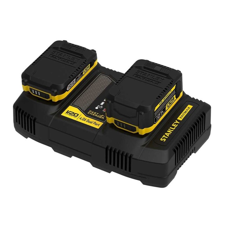 Stanley SFMCB24-QW kaksoislaturi V20 Fatmax -akuille, 18 V, 4 A