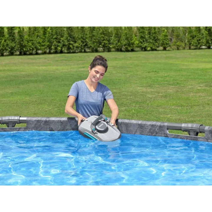 Bestway AquaTronix Pro G300 allasrobotti, akku, 20 W, integroitu pintakerääjä