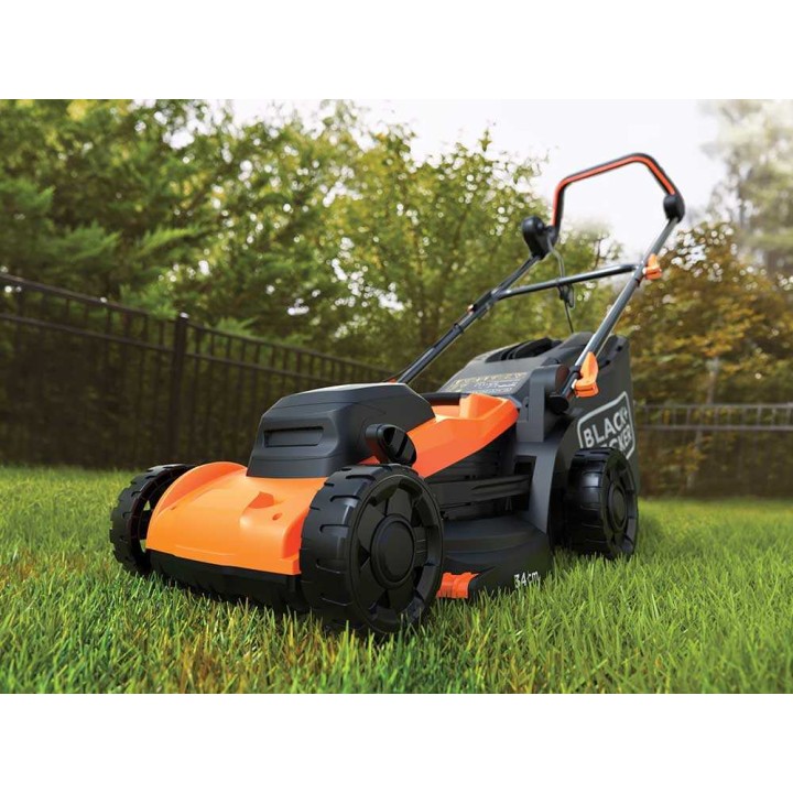 Black & Decker BEMWP340-QS sähköruohonleikkuri, 1 400 W, 34 cm, 230 V