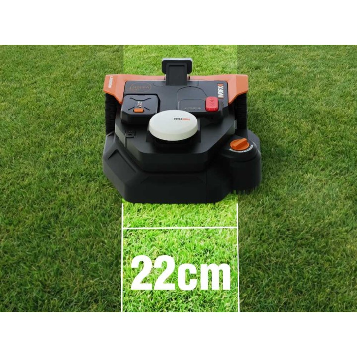 Worx Landroid Vision Cloud WR312E robottiruohonleikkuri, 1 200 m², 20 V