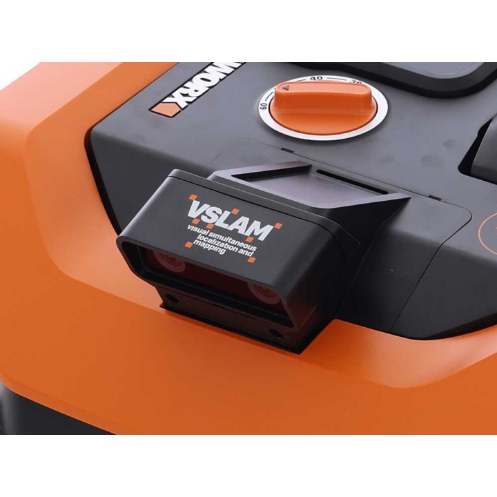 Worx Landroid Vision Cloud WR318E robottiruohonleikkuri, 1 800 m², 20 V, ilman rajakaapelia