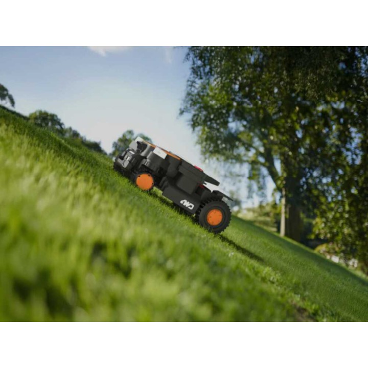 Worx Landroid Vision Cloud WR341E robottiruohonleikkuri, 4WD, 1 000 m², ilman rajalankaa